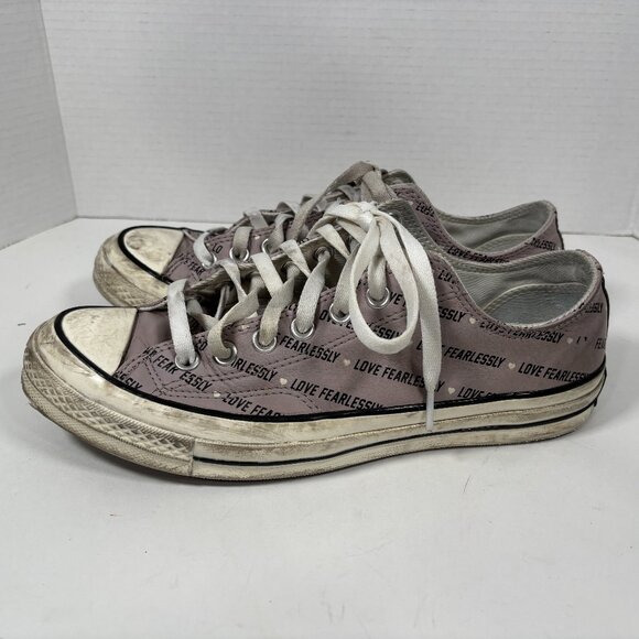Converse Chuck Taylor "Love Fearlessly" sneaker. Size 10.5 - Picture 2 of 4